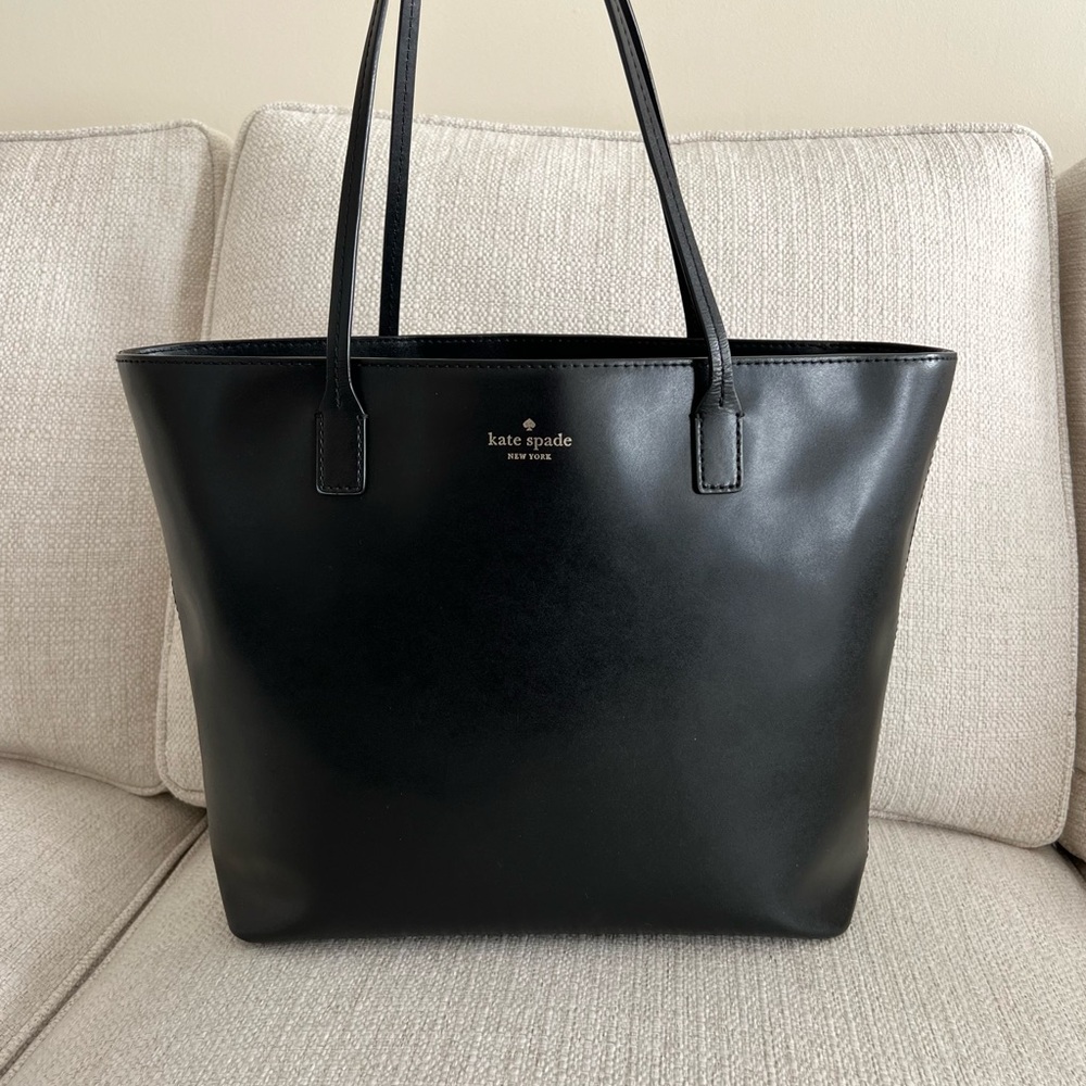 Kate Spade black tote bag